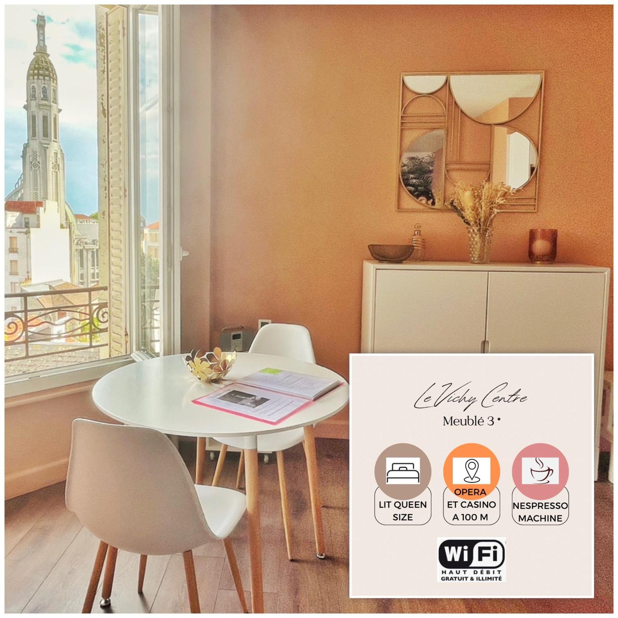 Le Centre, spacieux et cosy T2 avec vue, au calme Vichy Extérieur photo